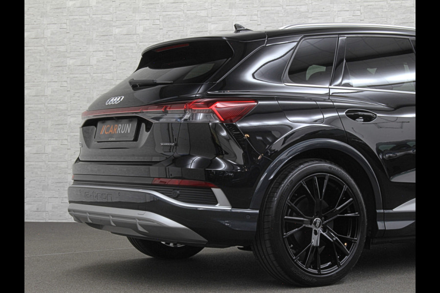 Audi Q4 e-tron 45 Quattro S-Line 77 kWh | ACC | Matrix-LED | Keyless-Entry | Standkachel | Carplay | Lane Assist | 3-Zone Clima | Stoelverwarming | Getint Glas | Autom. Parkeren | Virtual Cockpit |