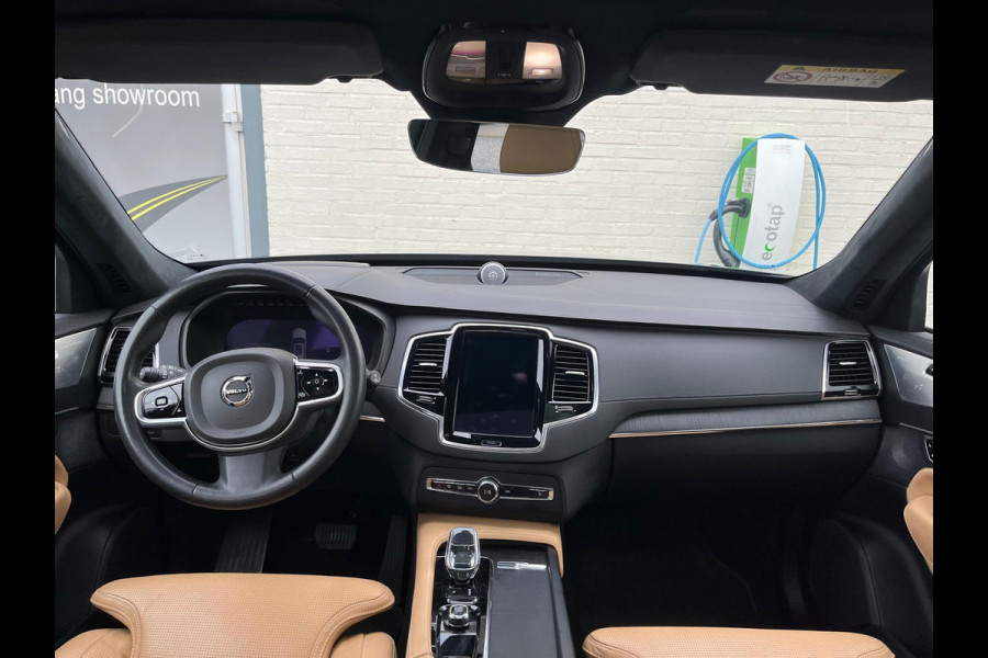 Volvo XC90 2.0 T8 Plug-in hybrid AWD Ultra Dark Long Range | Luchtvering | Bowers&Wilkins | Zwenkbare trekhaak | Panorama dak | Stoelverkoeling + massage |