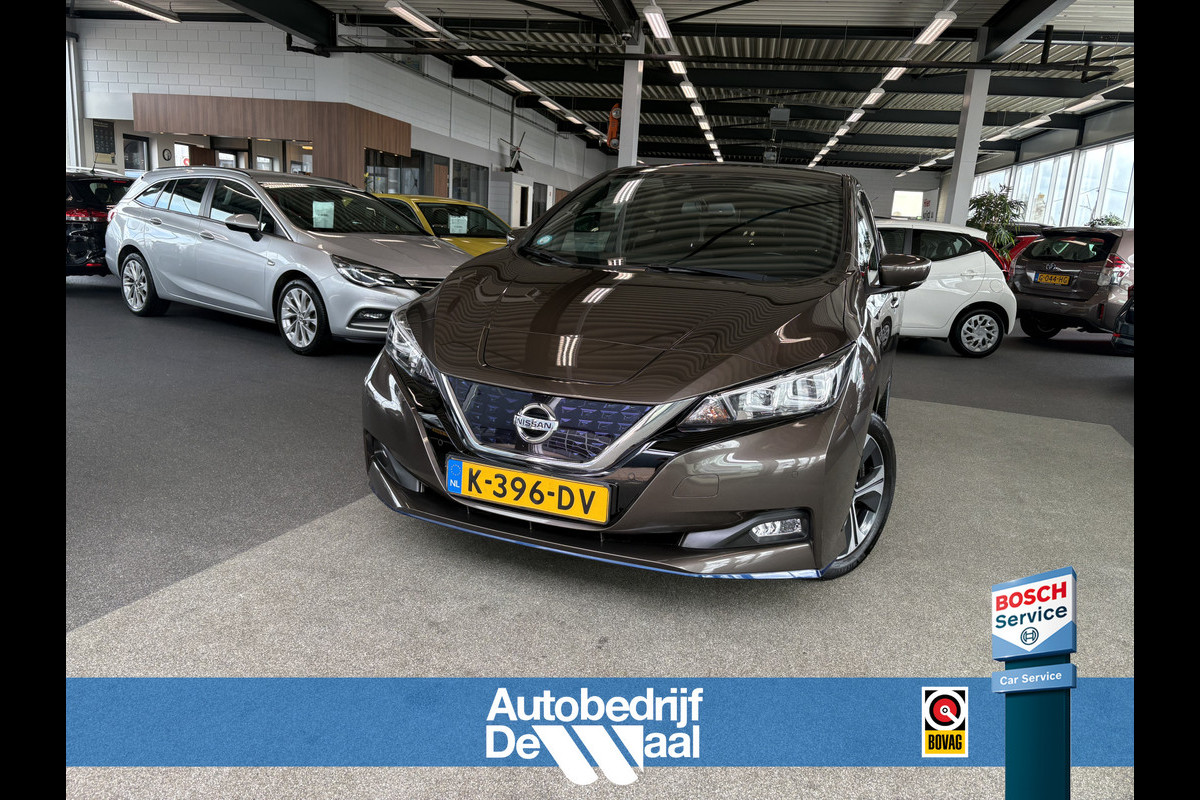 Nissan Leaf e+ N-Connecta 62 kWh SoH90% 360CAMERA/KEYLESS/DODEHOEK/CARPLAY/WINTERPACK