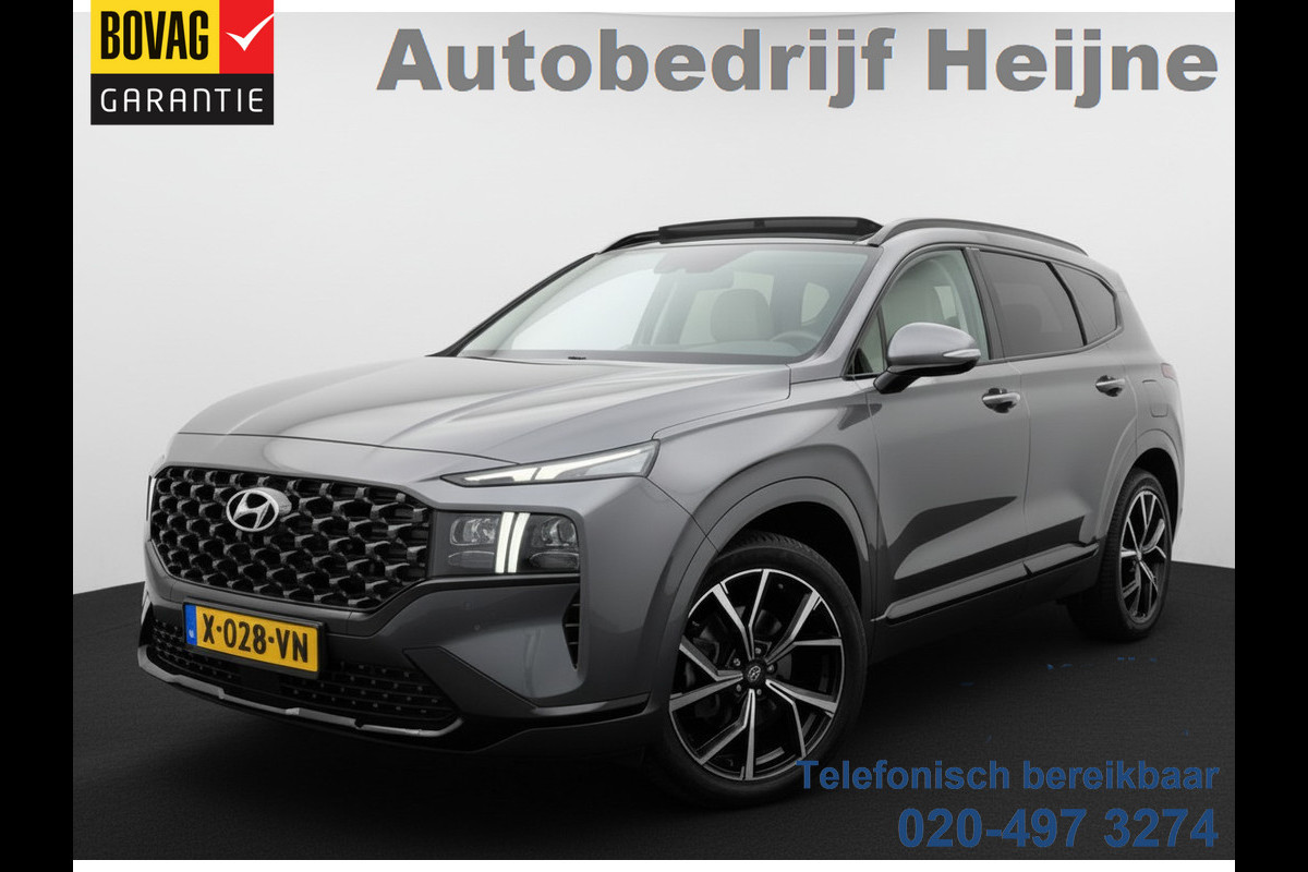 Hyundai Santa Fe 1.6 T-GDI PHEV 266PK PREMIUM LEDER/360CAMERA/NAVI/PANORAMADAK/STOELVENT.