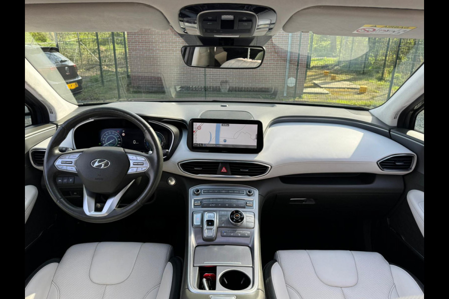 Hyundai Santa Fe 1.6 T-GDI PHEV 266PK PREMIUM LEDER/360CAMERA/NAVI/PANORAMADAK/STOELVENT.