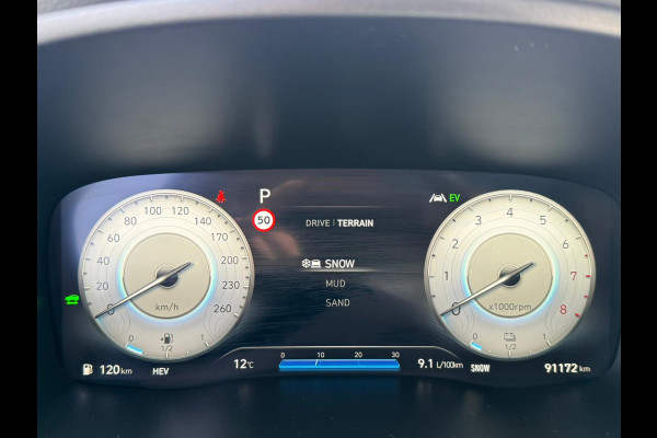 Hyundai Santa Fe 1.6 T-GDI PHEV 266PK PREMIUM LEDER/360CAMERA/NAVI/PANORAMADAK/STOELVENT.