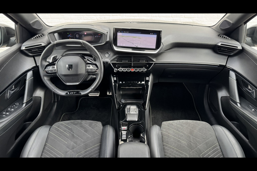 Peugeot 208 Hybrid 136 e-DCS6 GT Panorama 360 Camera Navigatie Carplay DAB Dodehoek Keyless