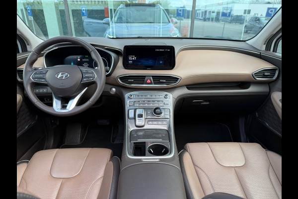 Hyundai Santa Fe 1.6 T-GDI HEV Premium Sky 7p. - Automaat - Leder - Navi - Org.NL