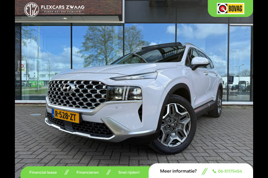 Hyundai Santa Fe 1.6 T-GDI HEV Premium Sky 7p. - Automaat - Leder - Navi - Org.NL
