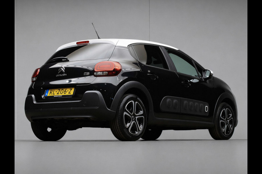Citroën C3 1.2 PureTech Feel Edition Sport (APPLE CARPLAY,NAVI,PDC,GETINT,CLIMATE,CRUISE,LED,SPORTSTOELEN,LM VELGEN, NETTE STAAT)