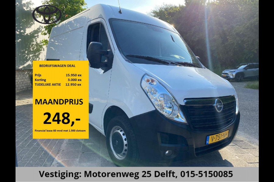 Opel Movano 2.3 CDTI 145PK L2H3 1600 KG LADEN NAVI.AIRCO 1e EIG EX BTW