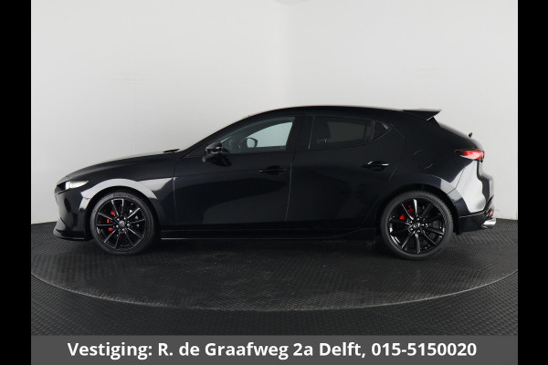 Mazda 3 2.0 e-SkyActiv-X M Hybrid 186 Black Luxury | Navigatie | Stoelverwarming | Camera |