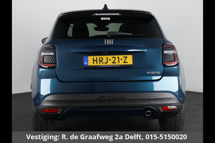Fiat 600 1.2 Hybrid La Prima | Apple Carplay & AndroidAUTO | Dodehoek detectie | Parkeersensoren