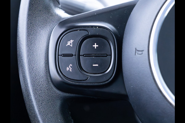 Fiat 500 1.0 Hybrid Sport Verde Portofino | 1/2 Leder/stof | Panodak | Led+ | Uconnect | Airco, Lederen MF stuurwiel, PDC achter, 16" velgen