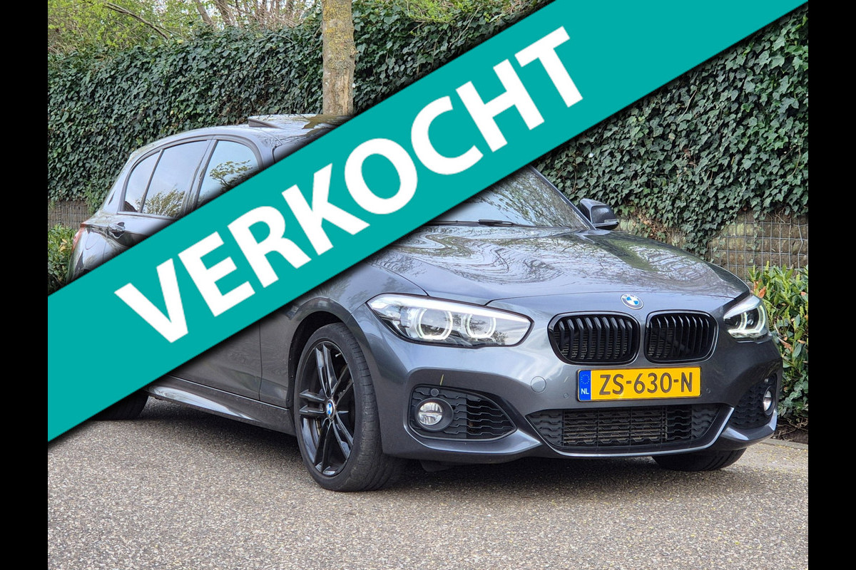 BMW 1-serie M Sport Edition Schuifdak Keyless Apple CarPlay BlackPanel M Remmerij 118i Edition M Sport Shadow High Executive