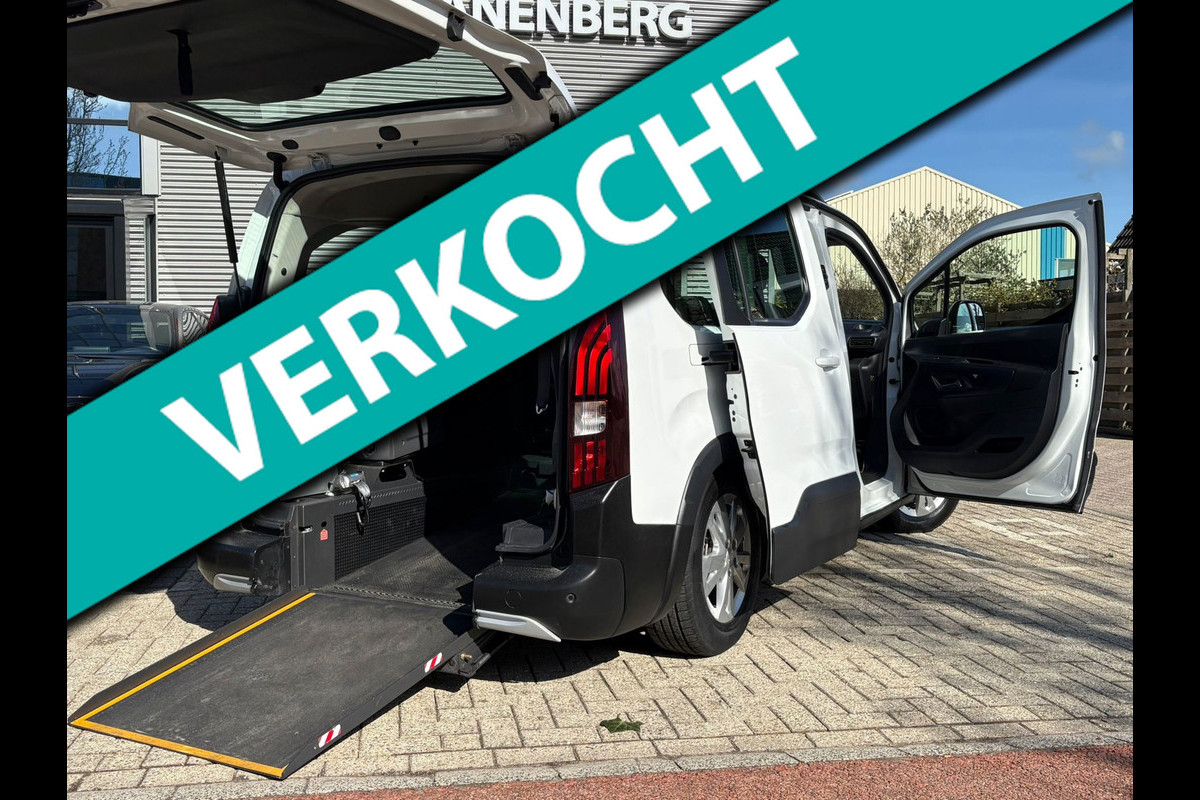 Peugeot Rifter Long ROLSTOEL AUTO, 7p,AUTOMAAT! 5+1 of 7+0. GARANTIE