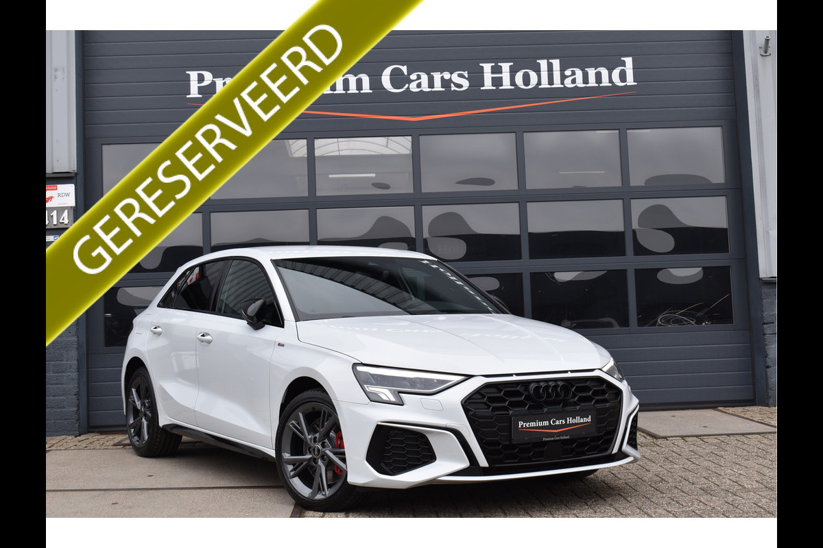 Audi A3 Sportback 45 TFSI e S-Line 245 Pk RS-Stoel Rood Stiksel B&O Camera Massage ACC 18 Inch RS3