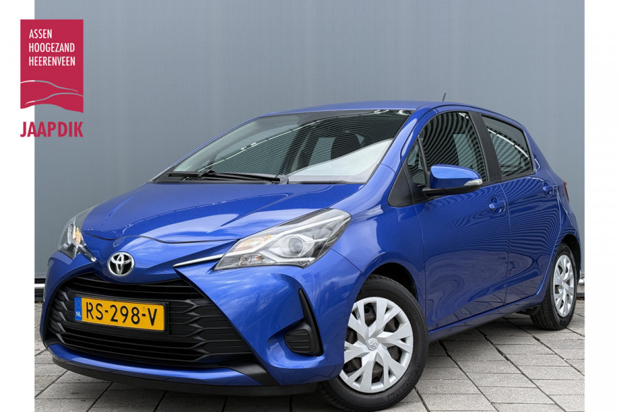 Toyota Yaris BWJ 2018 | 1.0 VVT-i 70PK Aspiration | CLIMA | NAVI | CAMERA A | EL RAMEN | EL SPIEGELS | LEDEREN STUUR |