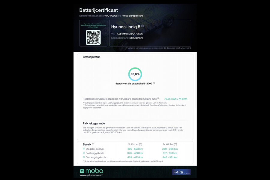 Hyundai IONIQ 5 Style 77.4 kWh Long Range | SOH Accu 99% | Achteruitrij Camera | Navigatie |