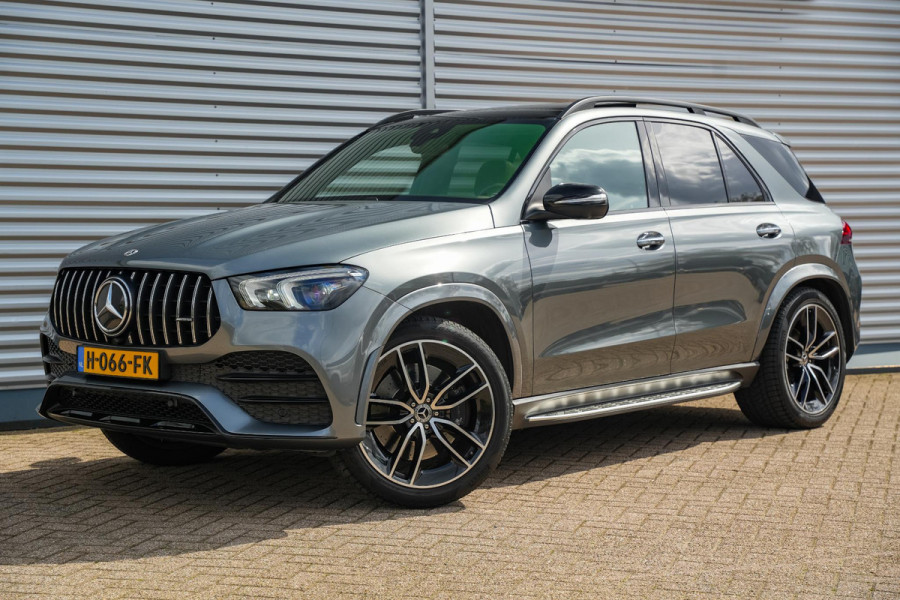 Mercedes-Benz GLE 450 4MATIC Premium Plus AMG Luchtvering Pano Treeplanken Navi Burmeister 22”
