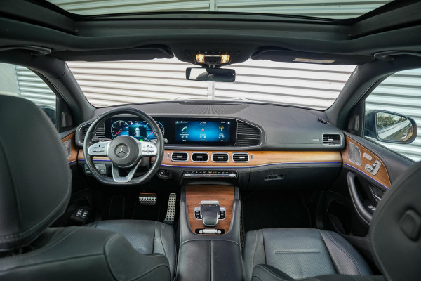 Mercedes-Benz GLE 450 4MATIC Premium Plus AMG Luchtvering Pano Treeplanken Navi Burmeister 22”