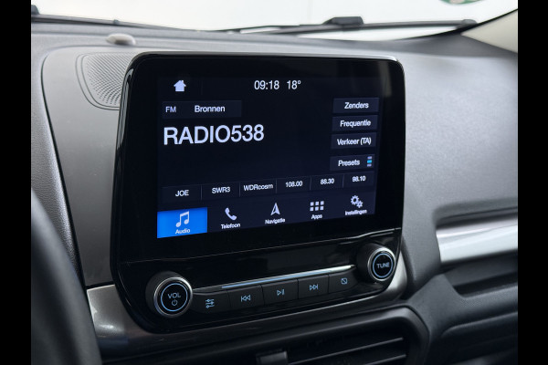 Ford EcoSport 1.0T 126PK Airco Navi Apple Carplay Android Auto Cruise Control Bluetooth Ford sync 3 Pdc Trend Ultimate Privacy Glas Isofix TCS Elek.ramen+spiegels Wifi Origineel Nederlandse Auto