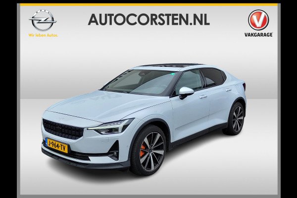 Polestar 2 Long Range Dual Motor 78kWh Panoramadak Adap.Cruise 360°Camera Navi Ecc Apple Carplay Android Auto Pdc Launch Edition Stoel+Stuurverwarming Lmv 19" Achterbankverwarming Keyless DAB Rijstrooksensor Origineel Nederlandse Auto