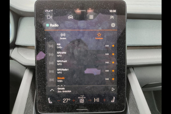 Polestar 2 Long Range Dual Motor 78kWh Panoramadak Adap.Cruise 360°Camera Navi Ecc Apple Carplay Android Auto Pdc Launch Edition Stoel+Stuurverwarming Lmv 19" Achterbankverwarming Keyless DAB Rijstrooksensor Origineel Nederlandse Auto