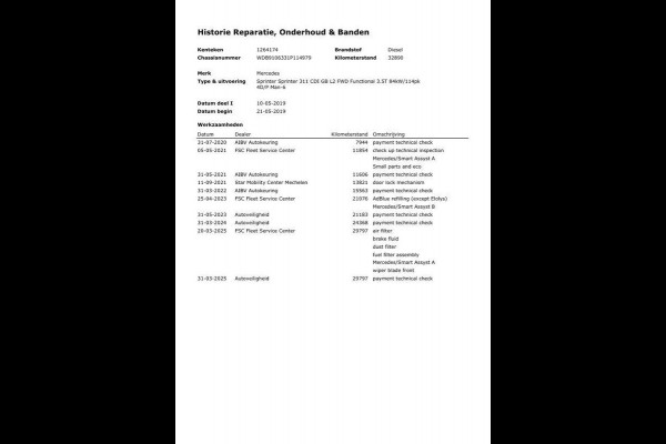 Mercedes-Benz Sprinter 311 2.2 CDI L2H1 Functional / AIRCO / CAMERA / 3 ZITS / DEALER ONDERHOUDEN / NAVI