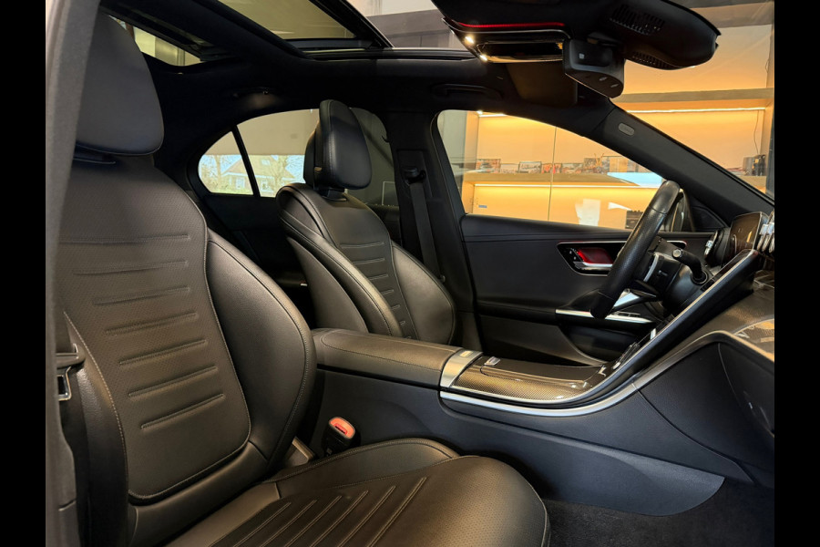 Mercedes-Benz C-Klasse 180 AMG Night pakket Panorama Carbon Sfeerverl.