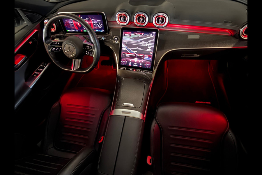 Mercedes-Benz C-Klasse 180 AMG Night pakket Panorama Carbon Sfeerverl.