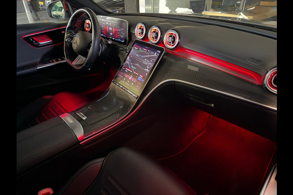 Mercedes-Benz C-Klasse 180 AMG Night pakket Panorama Carbon Sfeerverl.