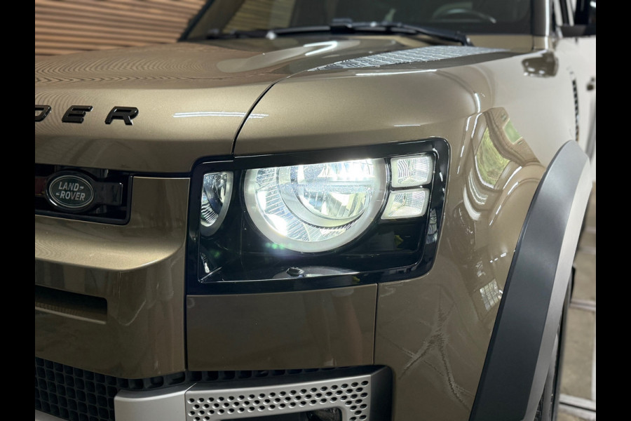 Land Rover Defender 110 2.0 D200 110 | Pano | PPF | Meridian | Trekhaak | Carplay | Geel kenteken incl btw