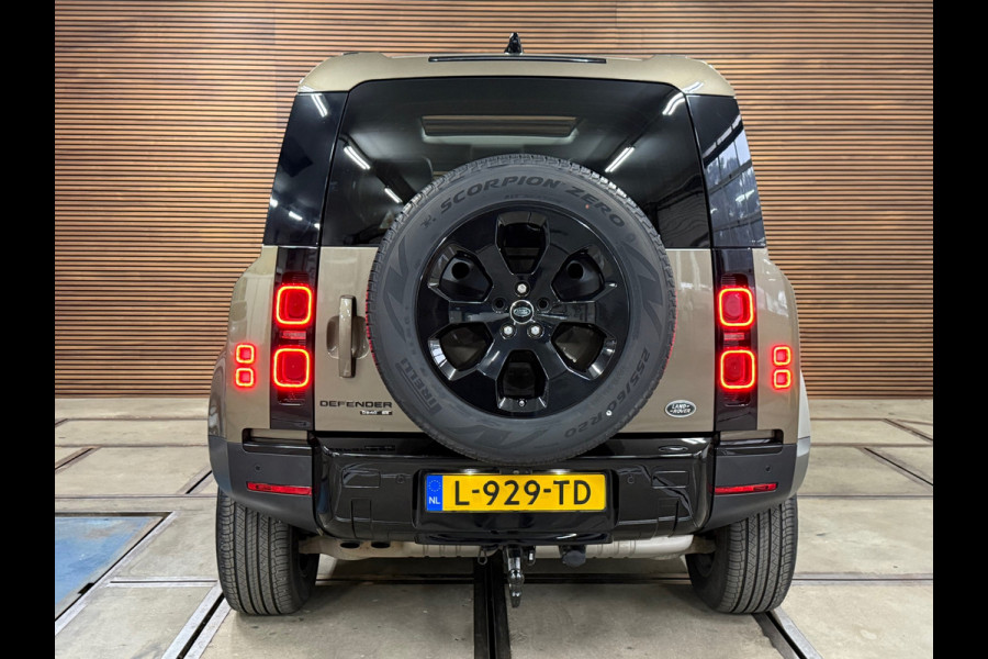 Land Rover Defender 110 2.0 D240 110 SE | Pano | Leer| Memory | Luchtvering | 360° Camera | Meridian | incl btw geel kenteken