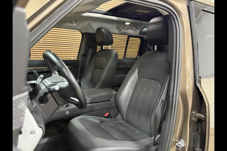 Land Rover Defender 110 2.0 D240 110 SE | Pano | Leer| Memory | Luchtvering | 360° Camera | Meridian | incl btw geel kenteken