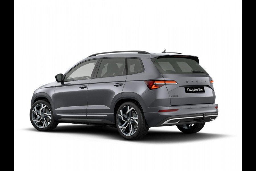 Škoda Karoq Sportline Ultimate 1.5 TSI ACT 150 pk 7 versn. DSG | Wegklapbare Trekhaak | Travel Assist Pakket Plus | Virtual Pedal | 19 Inch Velgen Sagitarius Aero