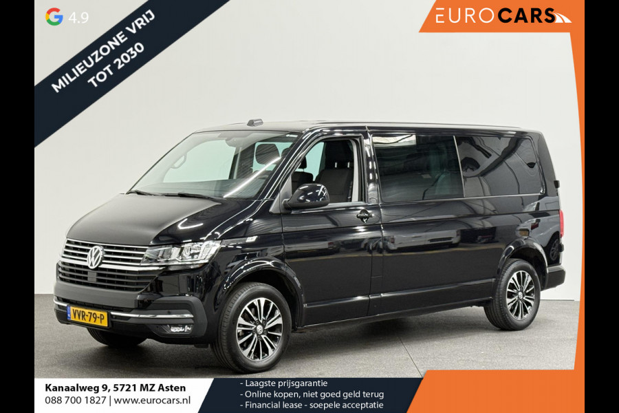 Volkswagen Transporter 2.0 TDI L2H1 28 Dubbele Cabine Highline Airco Cruise Control adaptief Parkeersensoren voor en achter 17" Lichtmetalen velgen