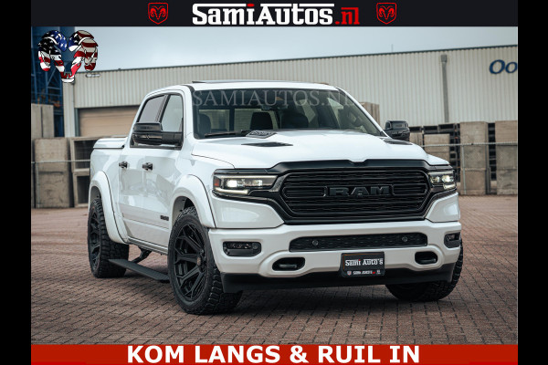 Dodge Ram 1500 Limited Night | 5.7 V8 Hemi Full Option | LPG | Comfortabele Dubbele Cabine met Royale 5 Zitplaatsen | De Meest Luxe en Volle Pick-Up in zijn Klasse | BPM vrij | Nu Leverbaar uit Voorraad | Voorraad Nr v45lp