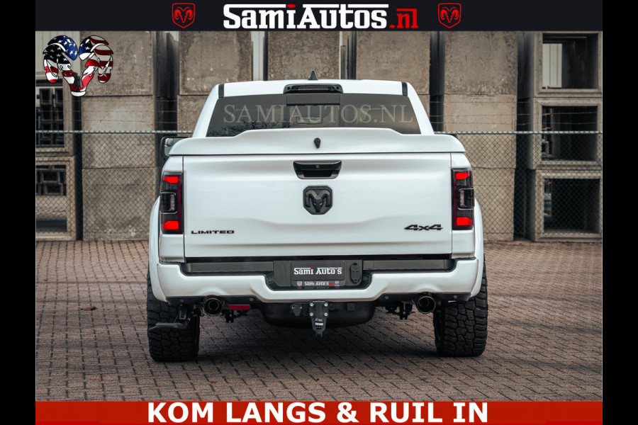 Dodge Ram 1500 Limited Night | 5.7 V8 Hemi Full Option | LPG | Comfortabele Dubbele Cabine met Royale 5 Zitplaatsen | De Meest Luxe en Volle Pick-Up in zijn Klasse | BPM vrij | Nu Leverbaar uit Voorraad | Voorraad Nr v45lp