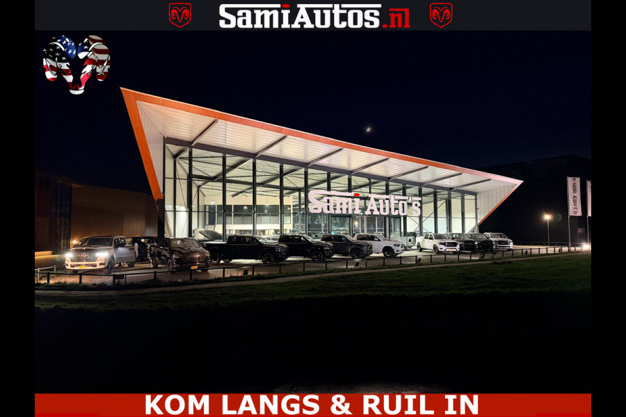 Dodge Ram 1500 Limited Night | 5.7 V8 Hemi Full Option | LPG | Comfortabele Dubbele Cabine met Royale 5 Zitplaatsen | De Meest Luxe en Volle Pick-Up in zijn Klasse | BPM vrij | Nu Leverbaar uit Voorraad | Voorraad Nr v45lp