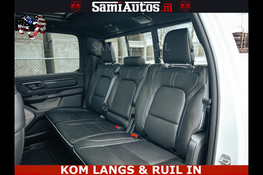Dodge Ram 1500 Limited Night | 5.7 V8 Hemi Full Option | LPG | Comfortabele Dubbele Cabine met Royale 5 Zitplaatsen | De Meest Luxe en Volle Pick-Up in zijn Klasse | BPM vrij | Nu Leverbaar uit Voorraad | Voorraad Nr v45lp