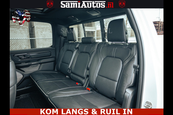Dodge Ram 1500 Limited Night | 5.7 V8 Hemi Full Option | LPG | Comfortabele Dubbele Cabine met Royale 5 Zitplaatsen | De Meest Luxe en Volle Pick-Up in zijn Klasse | BPM vrij | Nu Leverbaar uit Voorraad | Voorraad Nr v45lp