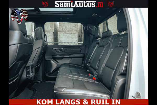 Dodge Ram 1500 Limited Night | 5.7 V8 Hemi Full Option | LPG | Comfortabele Dubbele Cabine met Royale 5 Zitplaatsen | De Meest Luxe en Volle Pick-Up in zijn Klasse | BPM vrij | Nu Leverbaar uit Voorraad | Voorraad Nr v45lp