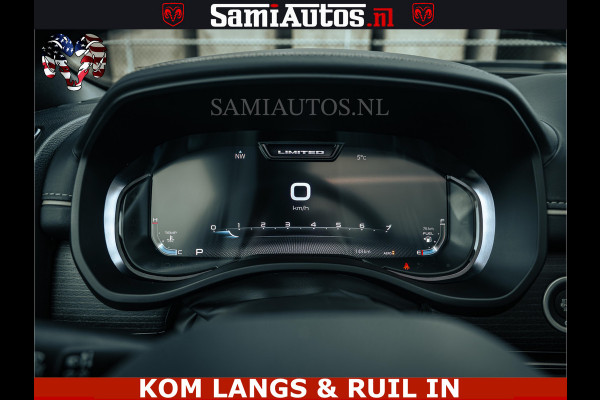 Dodge Ram 1500 Limited Night | 5.7 V8 Hemi Full Option | LPG | Comfortabele Dubbele Cabine met Royale 5 Zitplaatsen | De Meest Luxe en Volle Pick-Up in zijn Klasse | BPM vrij | Nu Leverbaar uit Voorraad | Voorraad Nr v45lp