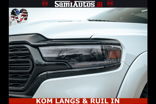 Dodge Ram 1500 Limited Night | 5.7 V8 Hemi Full Option | LPG | Comfortabele Dubbele Cabine met Royale 5 Zitplaatsen | De Meest Luxe en Volle Pick-Up in zijn Klasse | BPM vrij | Nu Leverbaar uit Voorraad | Voorraad Nr v45lp