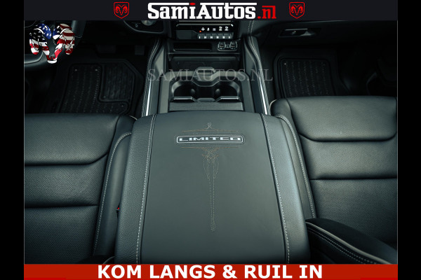 Dodge Ram 1500 Limited Night | 5.7 V8 Hemi Full Option | LPG | Comfortabele Dubbele Cabine met Royale 5 Zitplaatsen | De Meest Luxe en Volle Pick-Up in zijn Klasse | BPM vrij | Nu Leverbaar uit Voorraad | Voorraad Nr v45lp