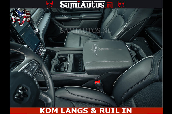 Dodge Ram 1500 Limited Night | 5.7 V8 Hemi Full Option | LPG | Comfortabele Dubbele Cabine met Royale 5 Zitplaatsen | De Meest Luxe en Volle Pick-Up in zijn Klasse | BPM vrij | Nu Leverbaar uit Voorraad | Voorraad Nr v45lp