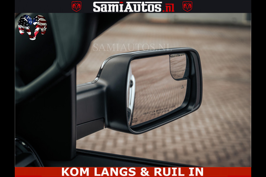 Dodge Ram 1500 Limited Night | 5.7 V8 Hemi Full Option | LPG | Comfortabele Dubbele Cabine met Royale 5 Zitplaatsen | De Meest Luxe en Volle Pick-Up in zijn Klasse | BPM vrij | Nu Leverbaar uit Voorraad | Voorraad Nr v45lp