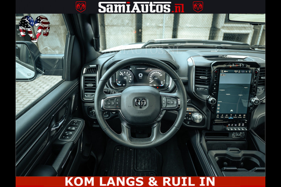 Dodge Ram 1500 Limited Night | 5.7 V8 Hemi Full Option | LPG | Comfortabele Dubbele Cabine met Royale 5 Zitplaatsen | De Meest Luxe en Volle Pick-Up in zijn Klasse | BPM vrij | Nu Leverbaar uit Voorraad | Voorraad Nr v45lp