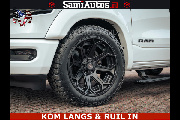 Dodge Ram 1500 Limited Night | 5.7 V8 Hemi Full Option | LPG | Comfortabele Dubbele Cabine met Royale 5 Zitplaatsen | De Meest Luxe en Volle Pick-Up in zijn Klasse | BPM vrij | Nu Leverbaar uit Voorraad | Voorraad Nr v45lp