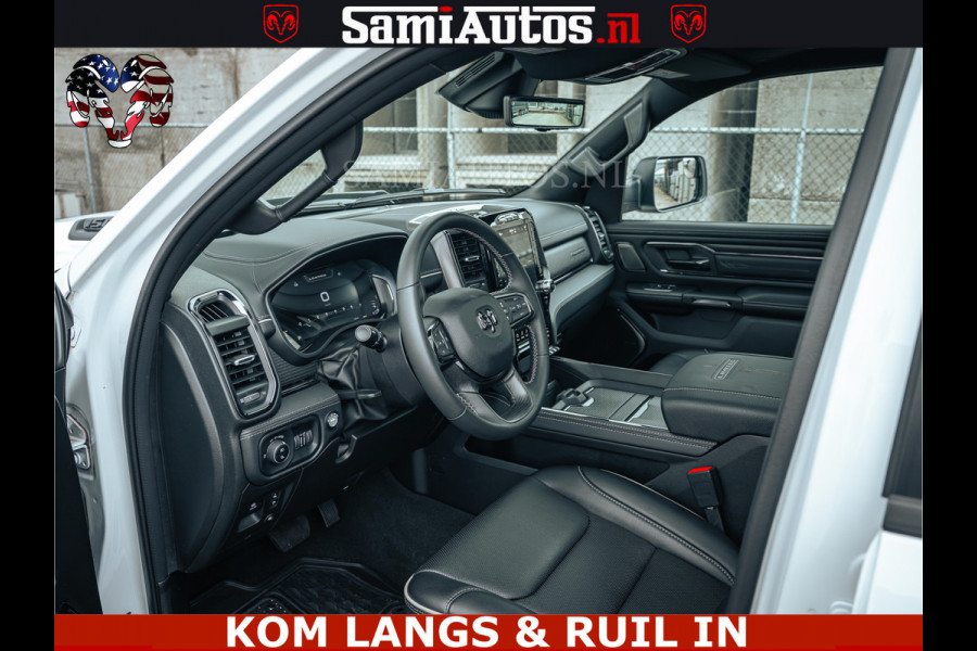 Dodge Ram 1500 Limited Night | 5.7 V8 Hemi Full Option | LPG | Comfortabele Dubbele Cabine met Royale 5 Zitplaatsen | De Meest Luxe en Volle Pick-Up in zijn Klasse | BPM vrij | Nu Leverbaar uit Voorraad | Voorraad Nr v45lp
