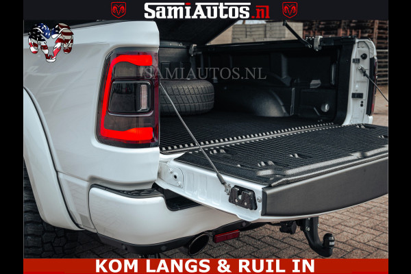 Dodge Ram 1500 Limited Night | 5.7 V8 Hemi Full Option | LPG | Comfortabele Dubbele Cabine met Royale 5 Zitplaatsen | De Meest Luxe en Volle Pick-Up in zijn Klasse | BPM vrij | Nu Leverbaar uit Voorraad | Voorraad Nr v45lp