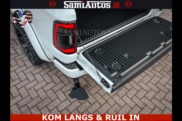 Dodge Ram 1500 Limited Night | 5.7 V8 Hemi Full Option | LPG | Comfortabele Dubbele Cabine met Royale 5 Zitplaatsen | De Meest Luxe en Volle Pick-Up in zijn Klasse | BPM vrij | Nu Leverbaar uit Voorraad | Voorraad Nr v45lp