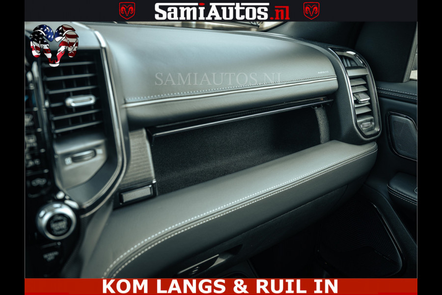 Dodge Ram 1500 Limited Night | 5.7 V8 Hemi Full Option | LPG | Comfortabele Dubbele Cabine met Royale 5 Zitplaatsen | De Meest Luxe en Volle Pick-Up in zijn Klasse | BPM vrij | Nu Leverbaar uit Voorraad | Voorraad Nr v45lp